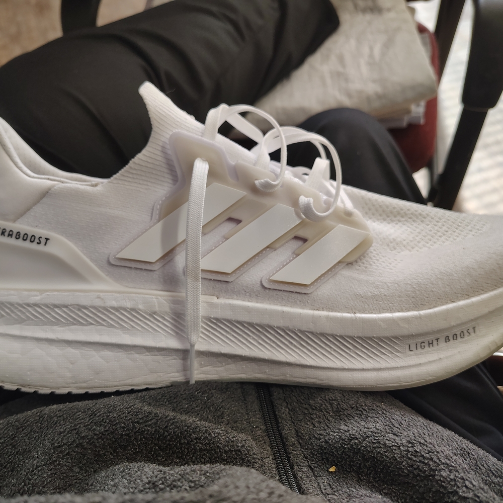 Adidas White Ultra Boost  5 Sneakers